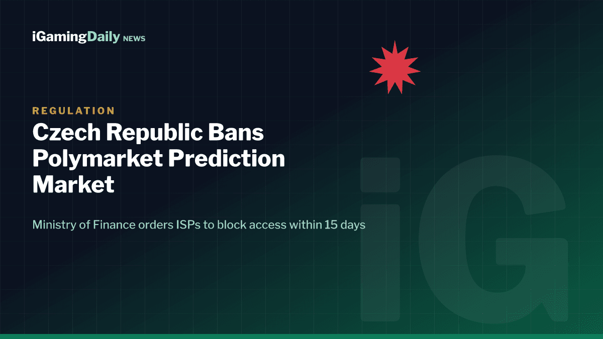 Czech Republic bans Polymarket prediction market and orders internet providers to block access within 15 days