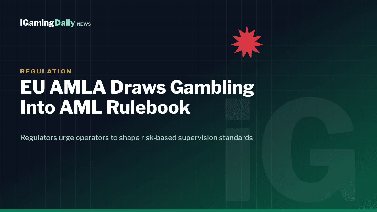 EU Anti-Money Laundering Authority AMLA gambling risk-based supervision consultation 2026
