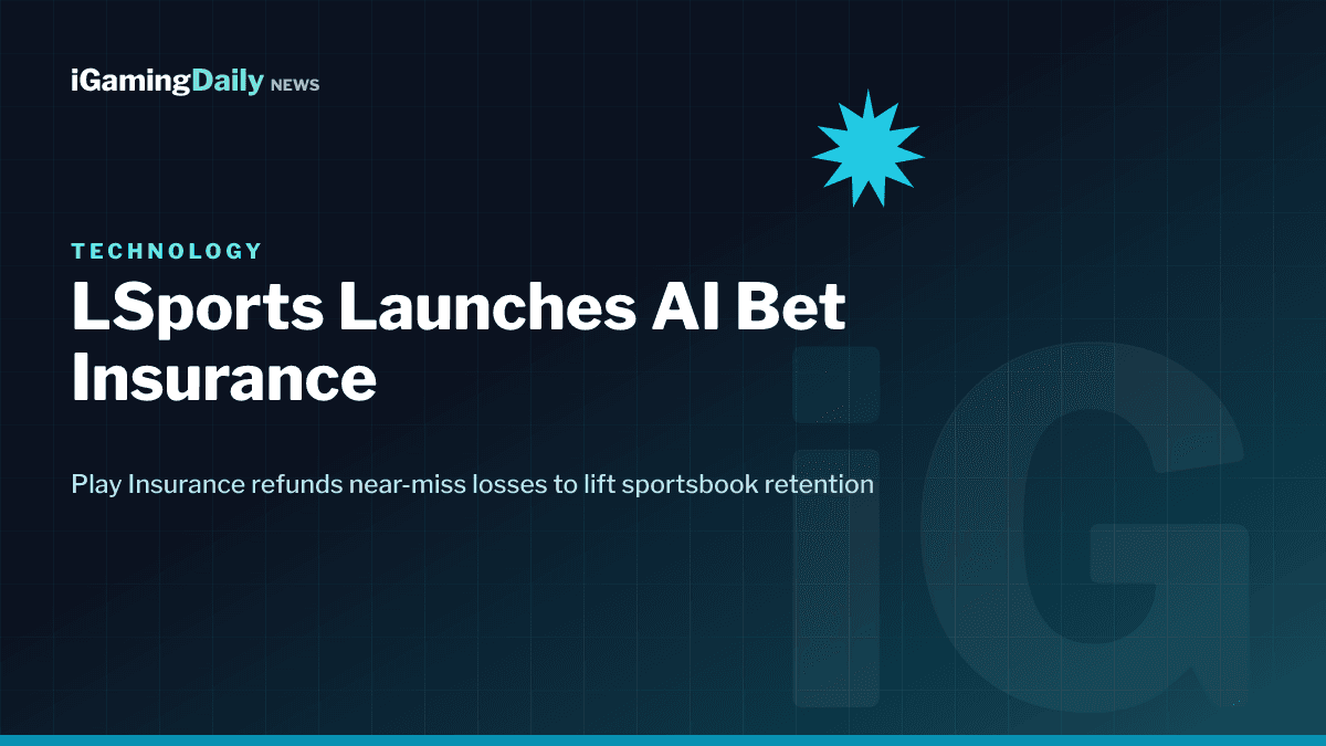 LSports Play Insurance AI bet insurance product for sportsbooks graphic