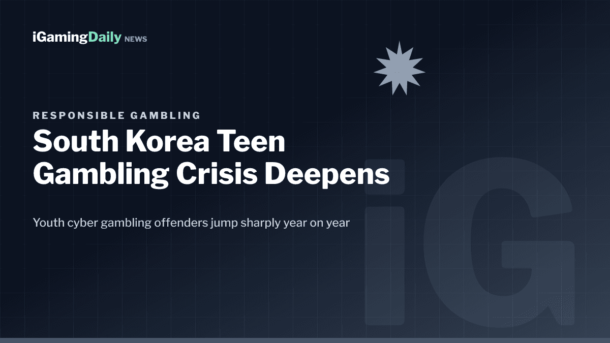 South Korea teen gambling crisis youth cyber offenders jump 4.4-fold branded graphic