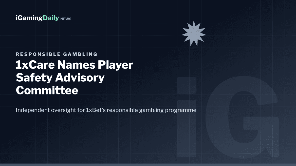 1xCare responsible gambling Advisory Committee for 1xBet player protection programme