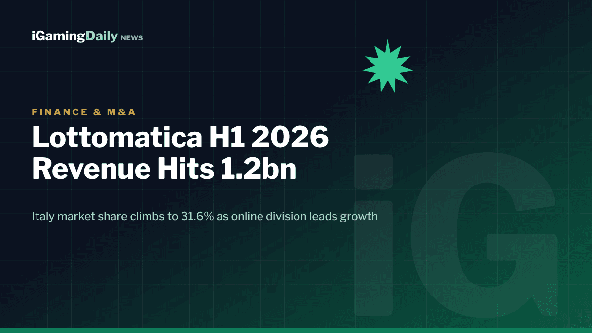 Lottomatica H1 2026 financial results Italy betting market share