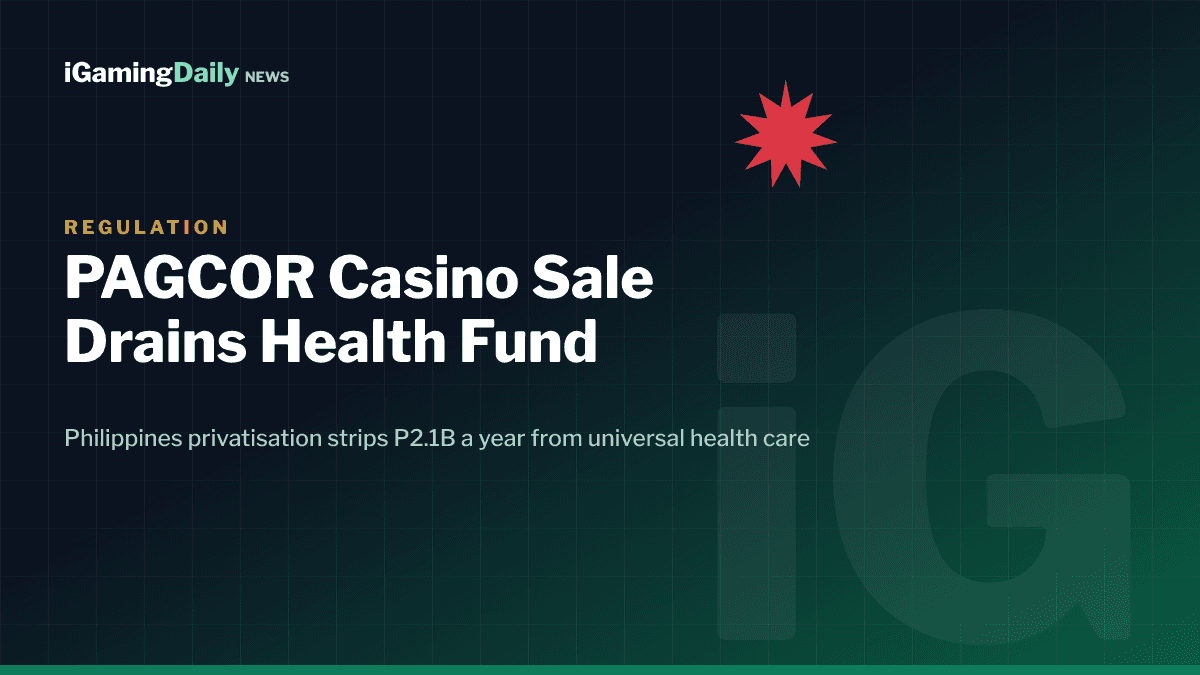 PAGCOR Casino Filipino privatisation Philippines healthcare funding loss 2026