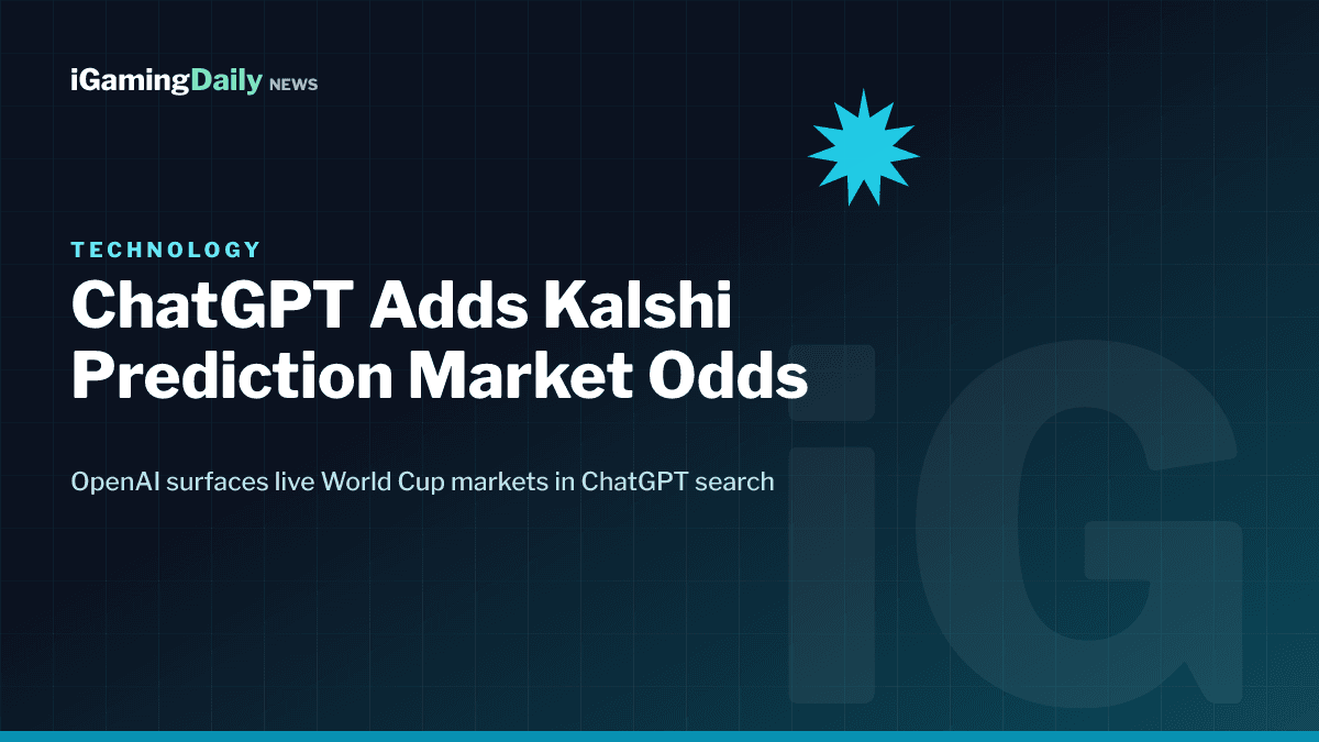 ChatGPT displaying live Kalshi prediction market World Cup odds in search results