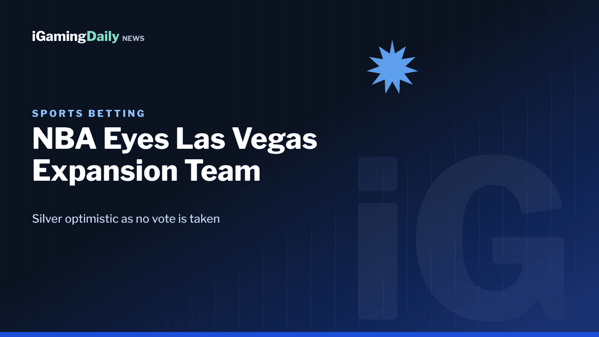 NBA Las Vegas expansion team graphic as commissioner Adam Silver stays optimistic with no vote taken