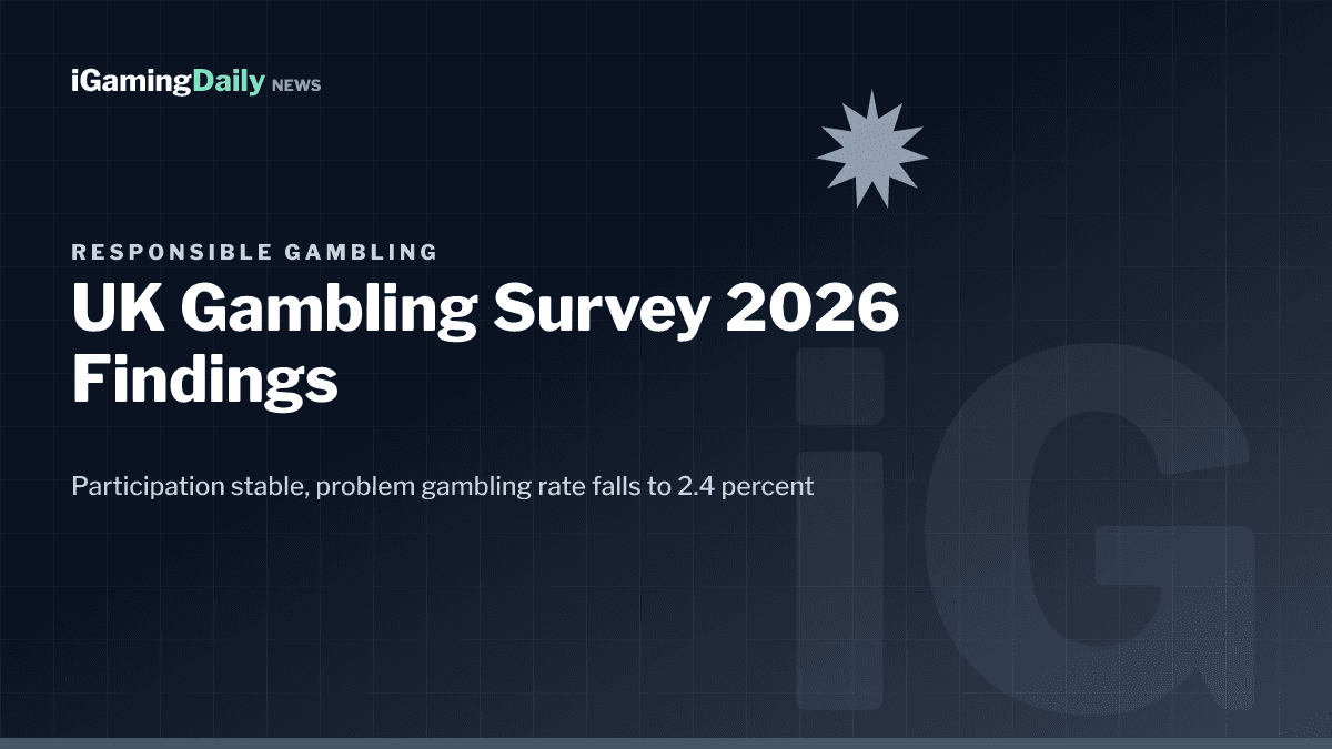 UK Gambling Survey for Great Britain 2026 key statistics on participation and problem gambling rate