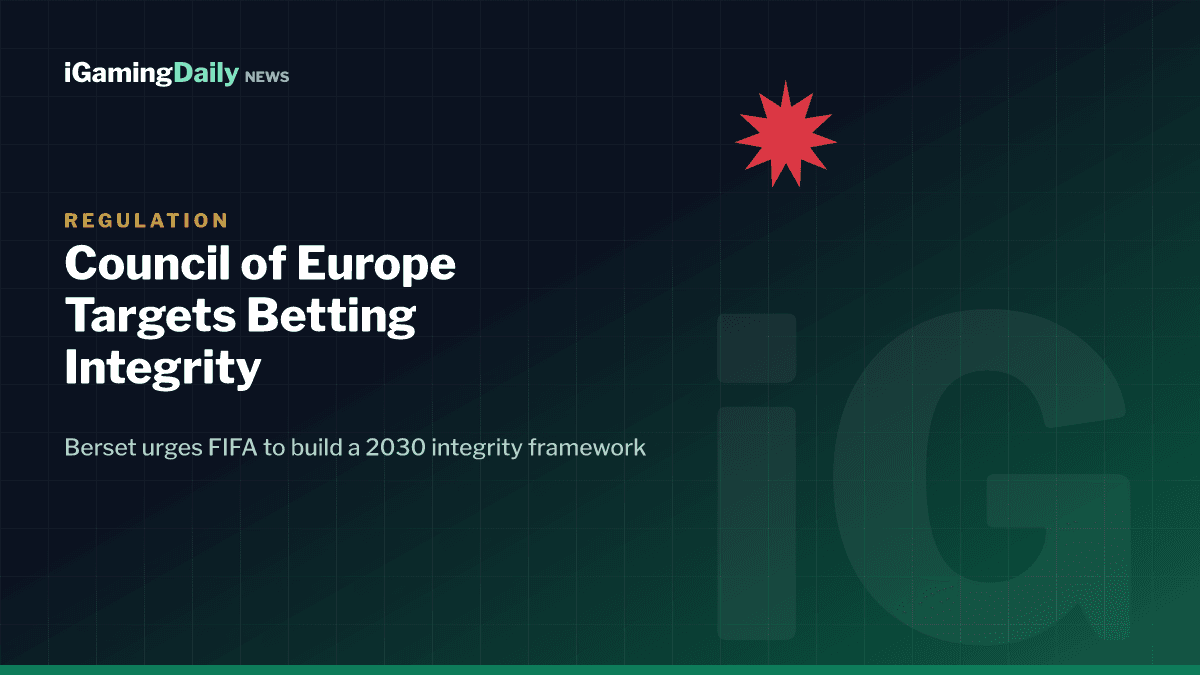 Council of Europe warns on World Cup betting and prediction market integrity, Secretary General Alain Berset urges FIFA action before 2030