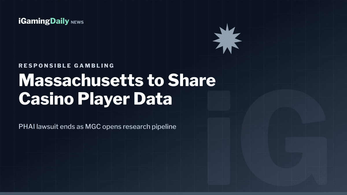 Massachusetts Gaming Commission casino player data sharing graphic after PHAI lawsuit resolution
