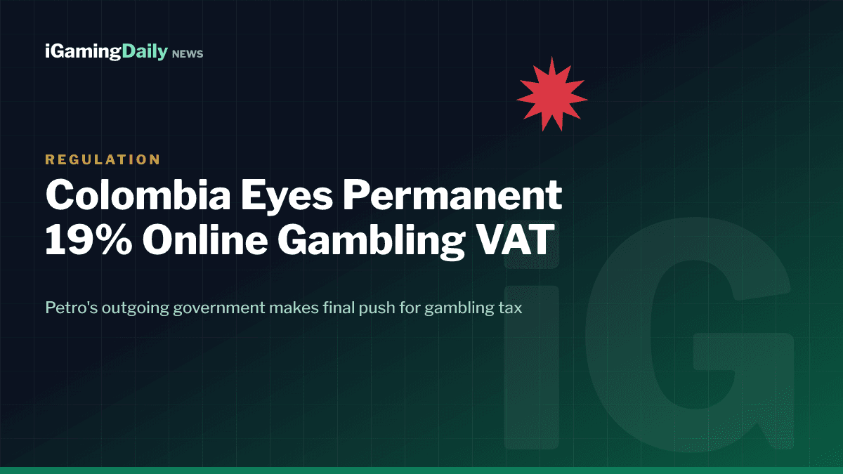 Colombia permanent 19 percent VAT on online gambling Petro tax reform 2026