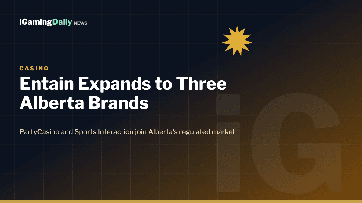 Entain PartyCasino Sports Interaction Alberta iGaming regulated market July 2026