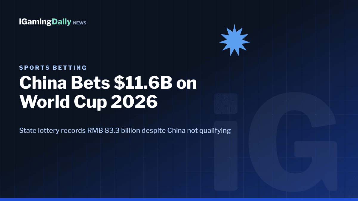 China Sports Lottery World Cup 2026 betting sales RMB 83.3 billion $11.6 billion
