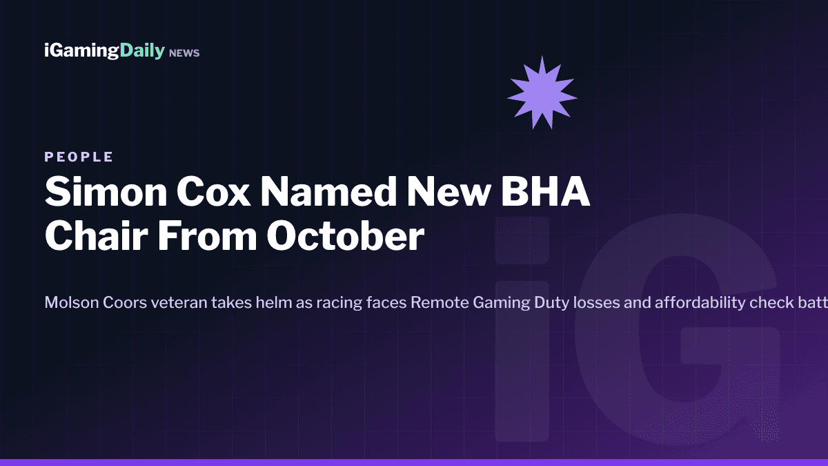 Simon Cox appointed British Horseracing Authority non-executive chair 2026