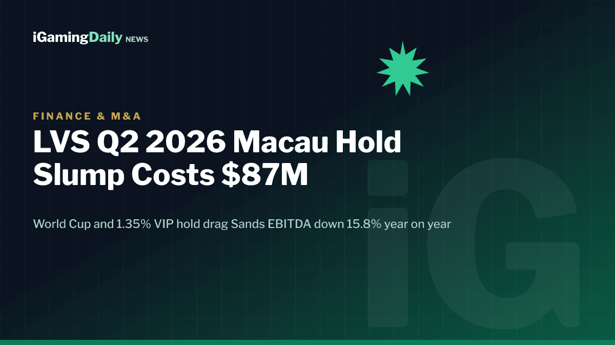 Las Vegas Sands Q2 2026 earnings Macau EBITDA VIP hold World Cup impact financial results