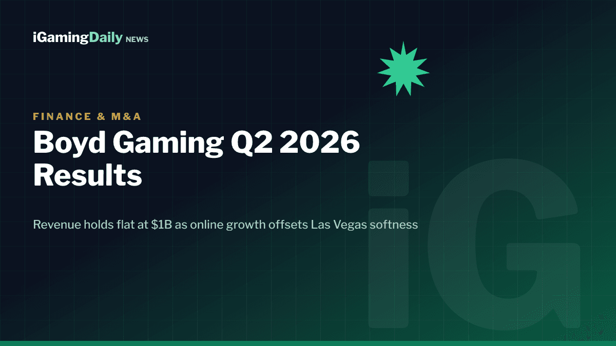 Boyd Gaming Q2 2026 financial results quarterly earnings revenue adjusted EBITDAR regional US casino